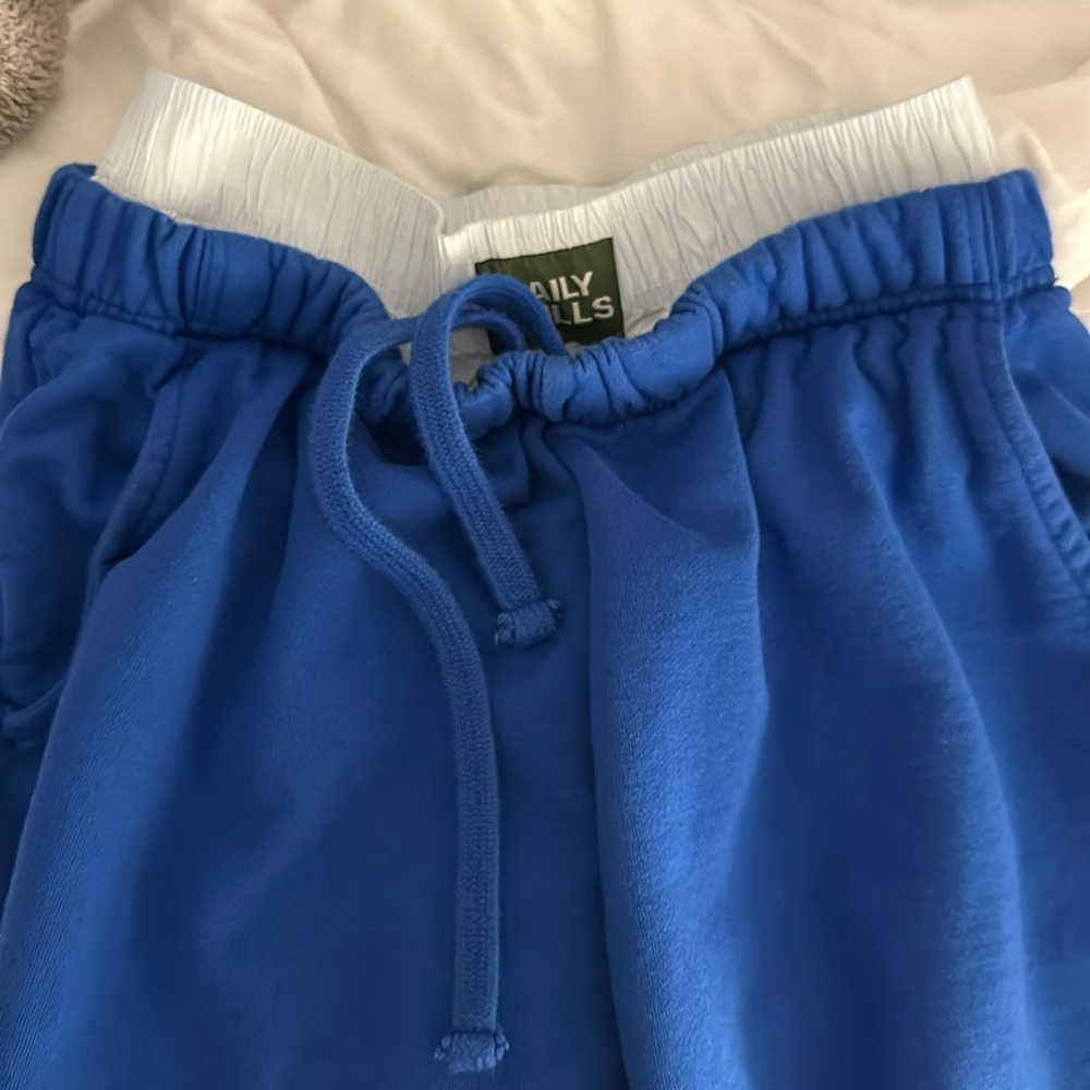 Daily drills royal blue boxer joggers (xs-s)